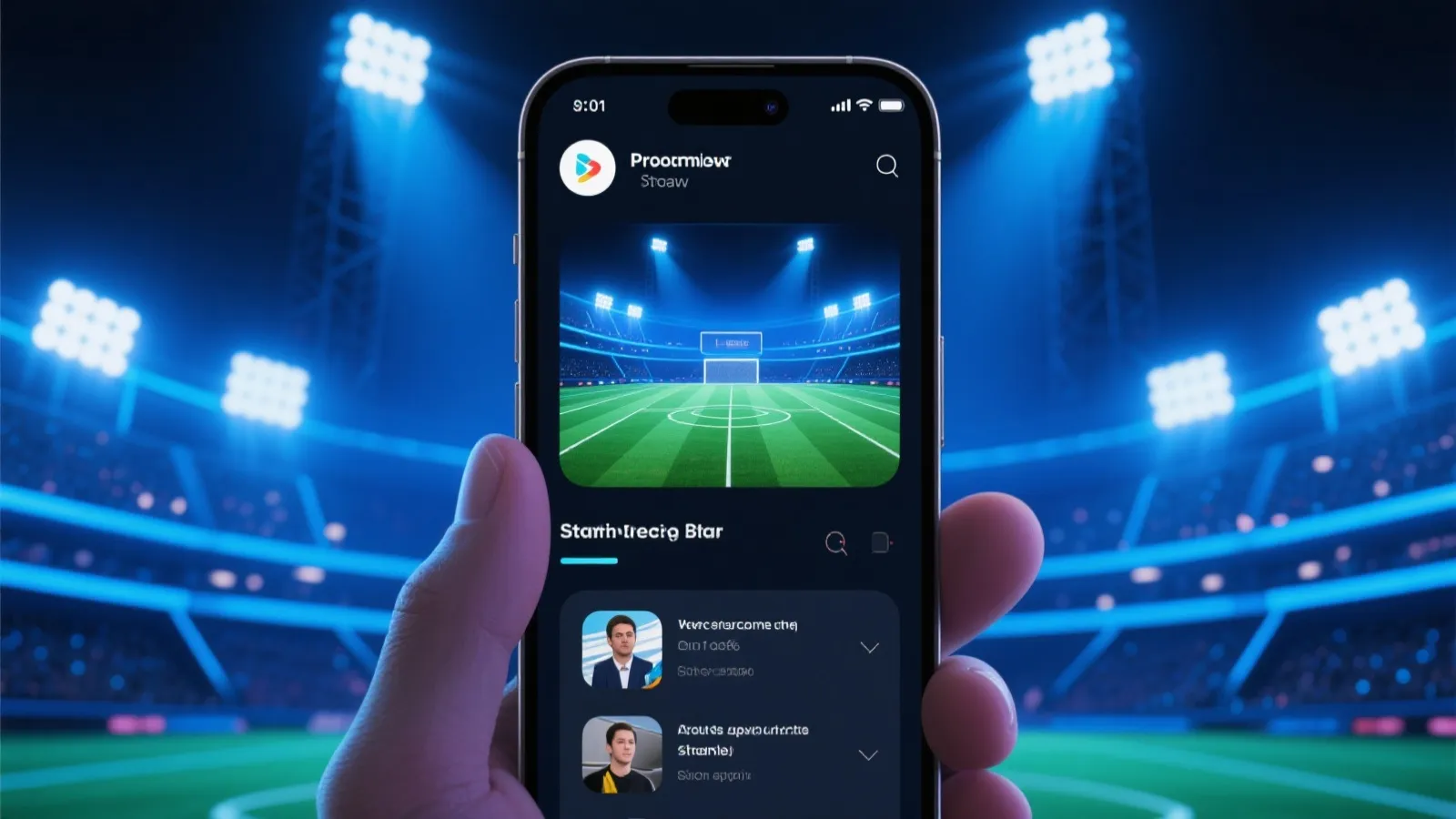 法甲直播App视觉展示